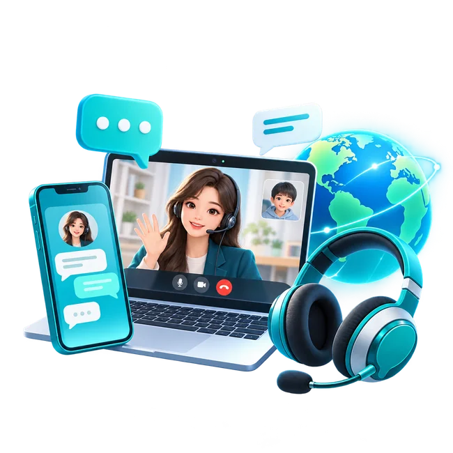전화·화상 회화수업 프로그램